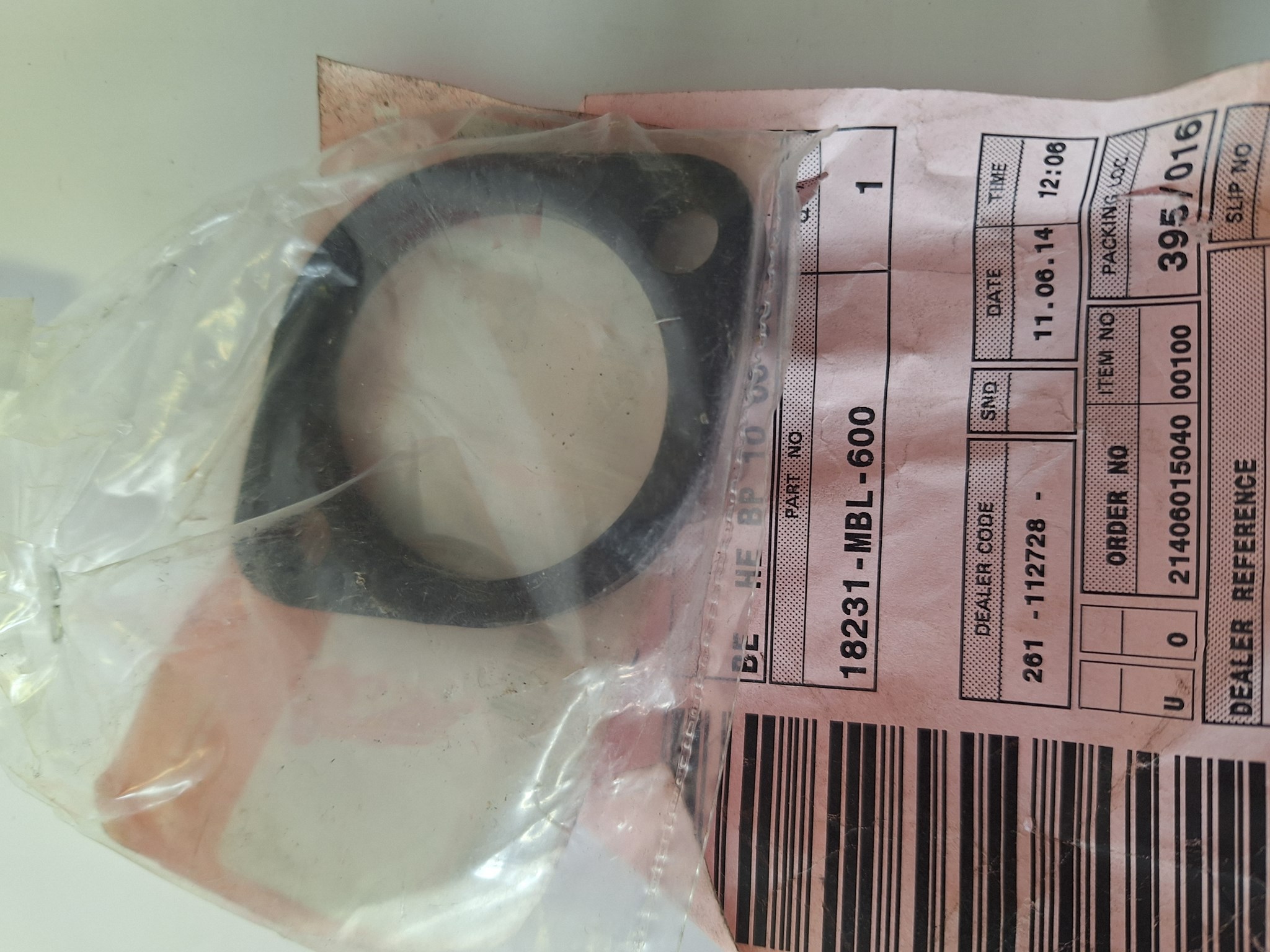 Picture of JOINT,EXH PIPE  18231-MBL-600